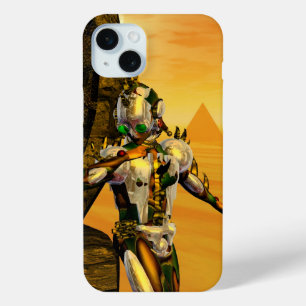 CYBORG TITAN,DESERT HYPERION Science Fiction Scifi iPhone 15 Mini Case