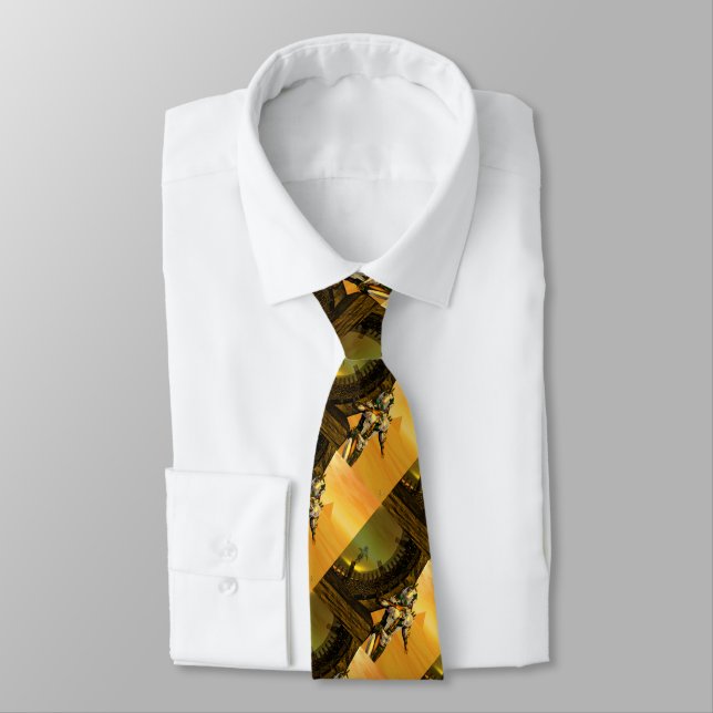 CYBORG TITAN IN THE DESERT OF HYPERION, Sci-Fi Tie (Tied)