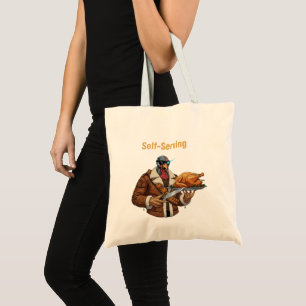 Cyborg Turkey's Thanksgiving Revenge Tote Bag