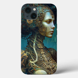Cyborg Woman Fantasy Sci-Fi Art iPhone 13 Case