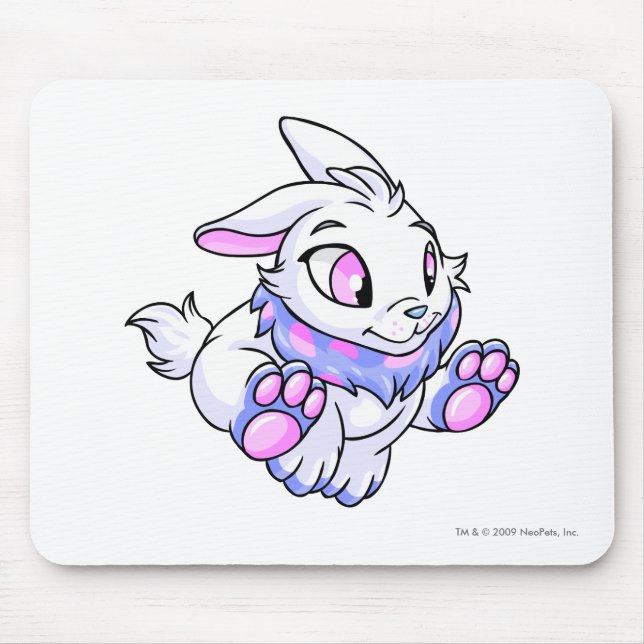 Cybunny Blue Mouse Mat (Front)