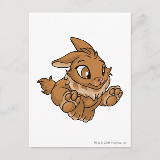 Cybunny Brown Postcard