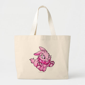 Cybunny Pink Large Tote Bag