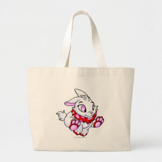 Cybunny Red Large Tote Bag