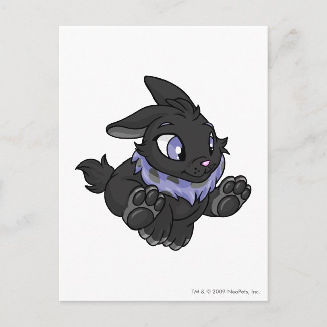 Cybunny Shadow Postcard (Front)