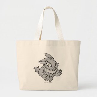 Cybunny Silver Large Tote Bag