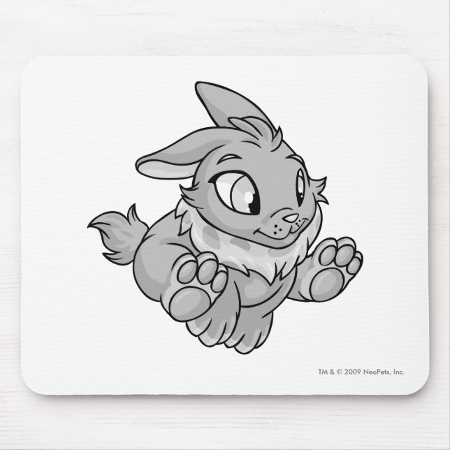Cybunny Silver Mouse Mat (Front)