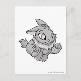 Cybunny Silver Postcard