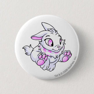 Cybunny White 6 Cm Round Badge