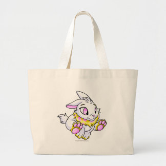Cybunny Yellow Large Tote Bag