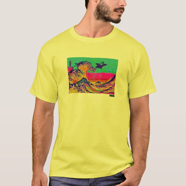 CYCAD Great Wave off Kanagawa Shirt (Front)