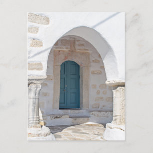 Cycladic Architecure - Greek Doorway Postcard
