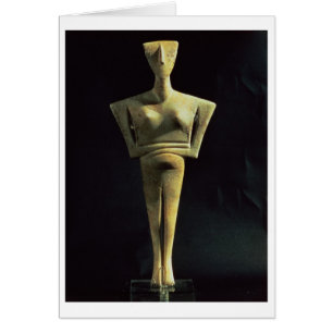 Cycladic female figure, from the Island of Amorgo,