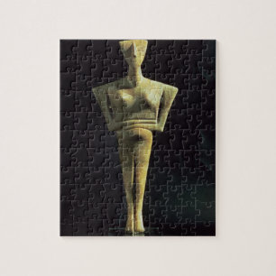 Cycladic female figure, from the Island of Amorgo, Jigsaw Puzzle