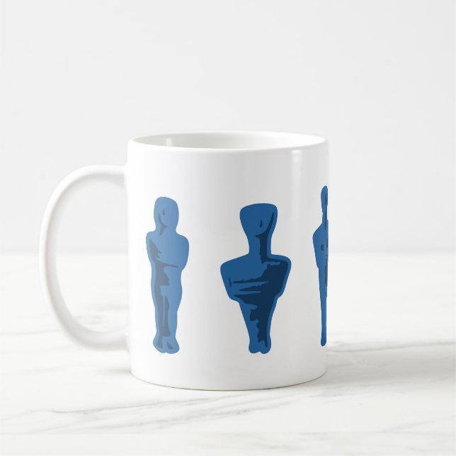 Cycladic Figurines Coffee Mug (Left)