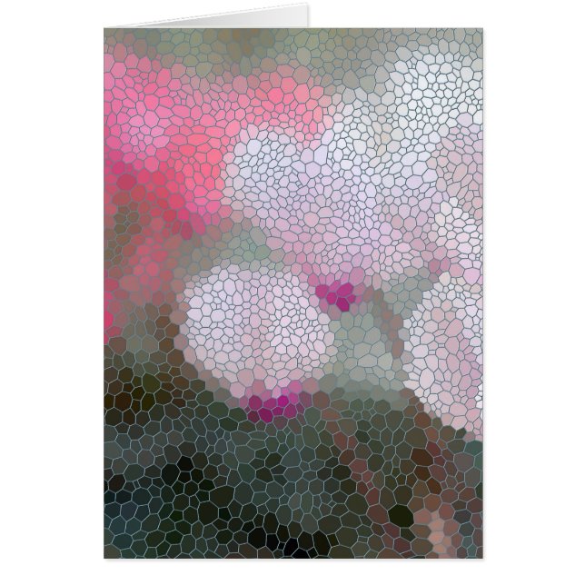 Cyclamen Flowers Mosaic (Front)