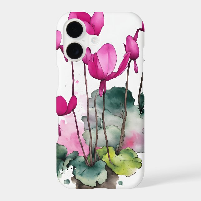 Cyclamen - Watercolor flowers (Back)