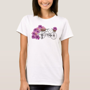 Cycle and Flower T-Shirt