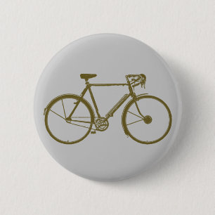 cycle bi-cycle 6 cm round badge