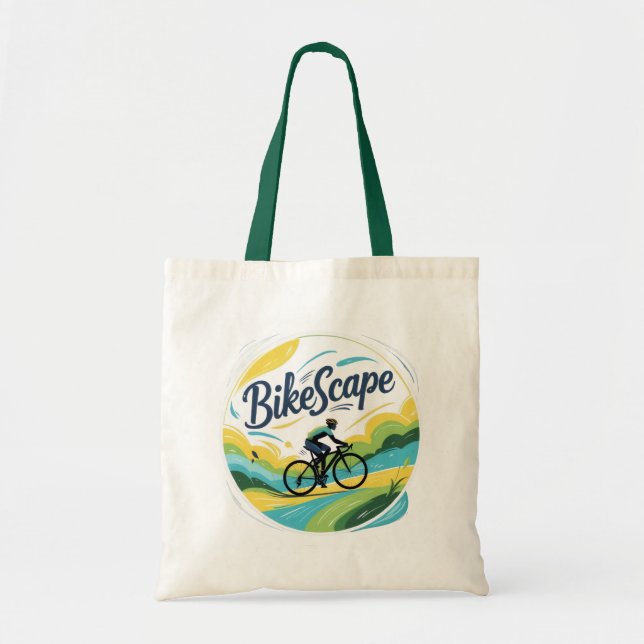Cycle Bliss Tote Bag (Front)