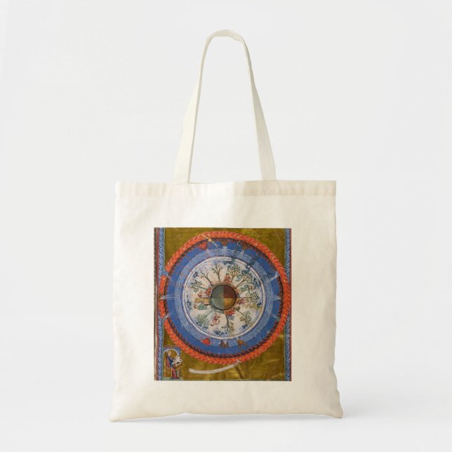 Cycle of the Seasons Hildegard von Bingen Tote Bag (Front)