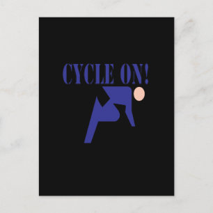 Cycle On Postcard