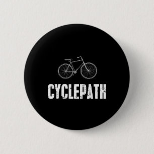 Cycle-path Funny Cycling Mountain Biking Cyclists  6 Cm Round Badge