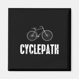 Cycle-path Funny Cycling Mountain Biking Cyclists  Magnet