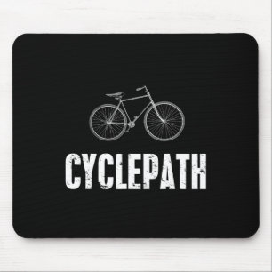 Cycle-path Funny Cycling Mountain Biking Cyclists Mouse Mat