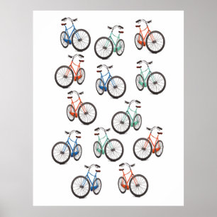 Cycle pattern poster