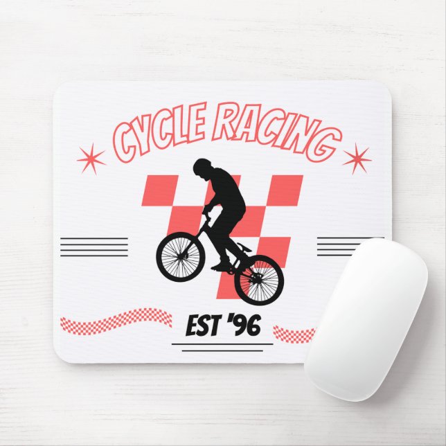 CYCLE RACING MOUSE MAT (With Mouse)
