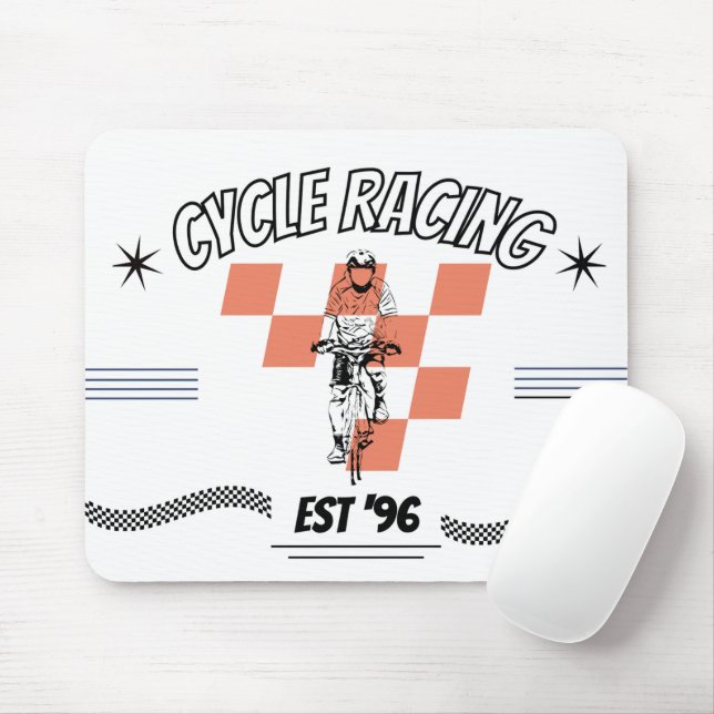 CYCLE RACING MOUSE MAT (With Mouse)