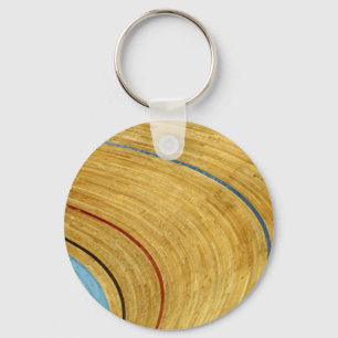 Cycle track abstract key ring
