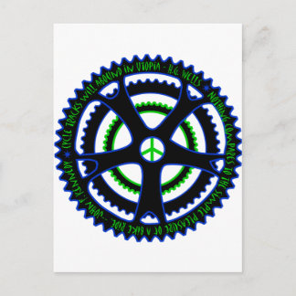 Cycle Tracks Will Abound in Utopia Postcard