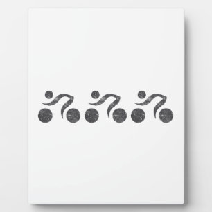 Cyclers in Gray Plaque