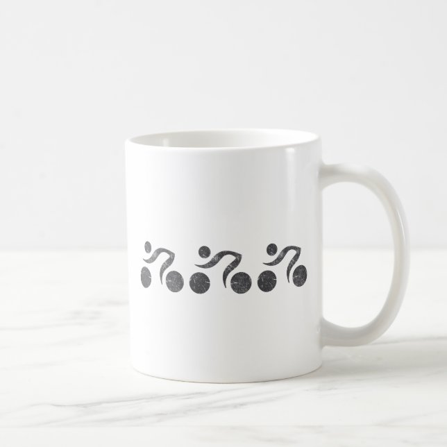 Cyclers in Grey Coffee Mug (Right)