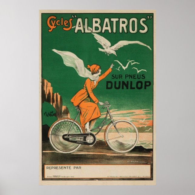 Cycles Albatros Vintage Poster (Front)