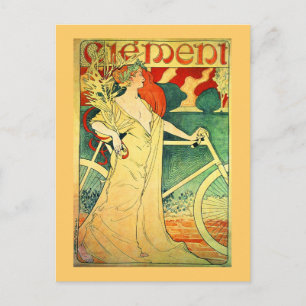 Cycles Clément Vintage Bicycle Poster Postcard