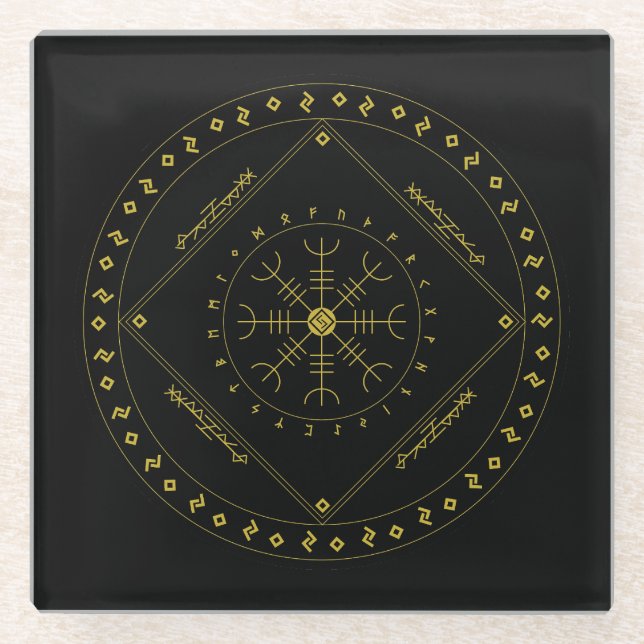 Cycles Glass Coaster (Front)