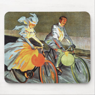Cycles Peugeot Vintage Bicycle Art Mouse Mat