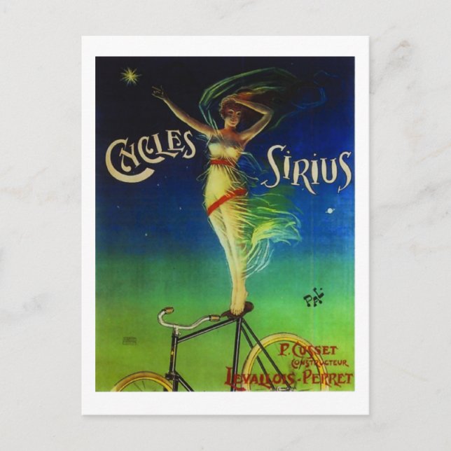 Cycles Sirius Post Card (Front)