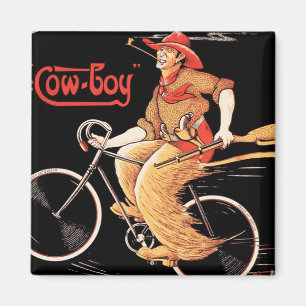 Cycles Tnomed "The Cowboy" Bicycle Magnet