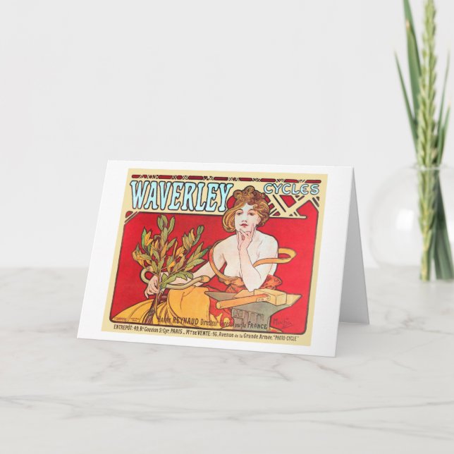 Cycles Waverley, Mucha Card (Front)