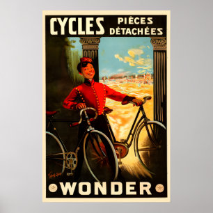 Cycles Wonder Bicycle Poster