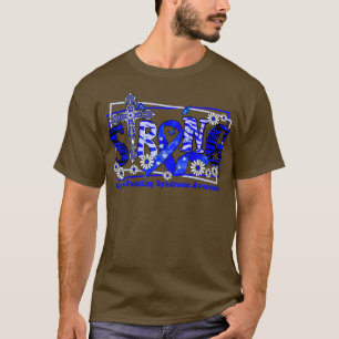 Cyclic Vomiting Syndrome Awareness cross ribbon St T-Shirt