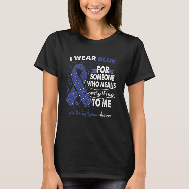 Cyclic Vomiting Syndrome Awareness Warrior Support T-Shirt (Front)