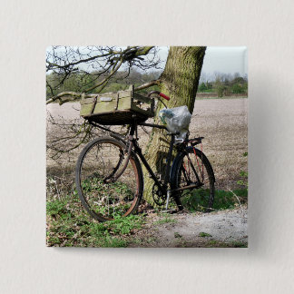 CYCLING 15 CM SQUARE BADGE