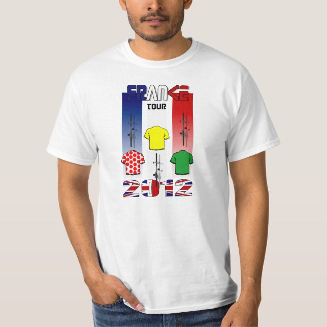 Cycling 2012 British tour de France 2012 Cycling T-Shirt (Front)