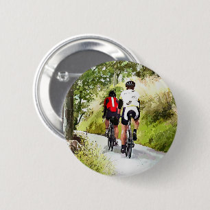 CYCLING 6 CM ROUND BADGE