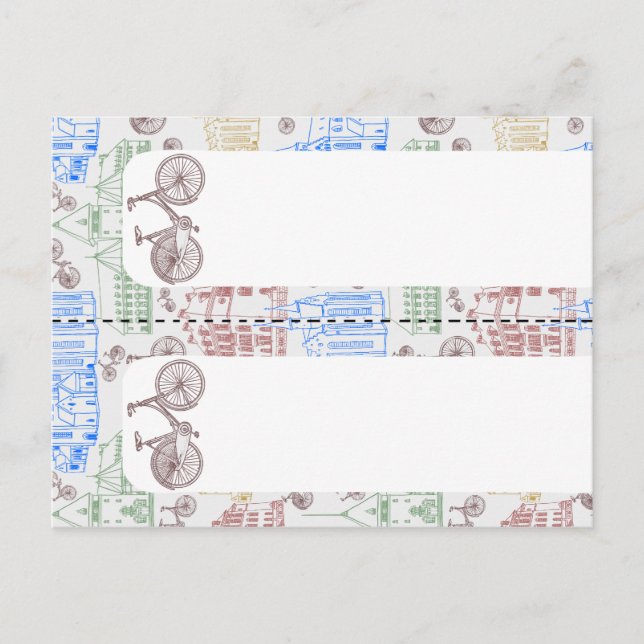 Cycling Aarhus, 2x bookmarks Postcard (Front)